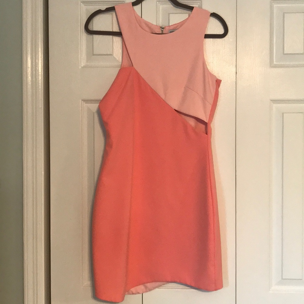 Pink cocktail dress